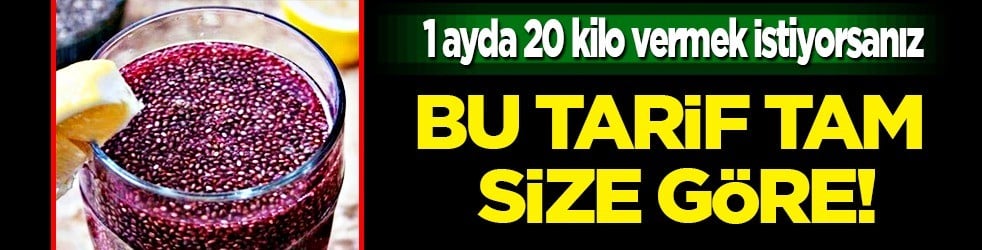 1 Ayda 20 kilo vermek istiyorsanız bu tarif tam size göre! Kırmızı aranan lezzet herkesin yeni gözdesi oldu!