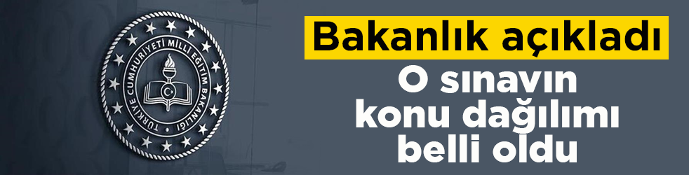 2026 MEB-EKYS Yazılı Sınavı'nın konuları netleşti