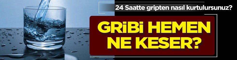24 Saatte gripten nasıl kurtulursunuz? (1 günde) Grip nasıl geçer, doğal yöntemler! Gribi hemen ne keser? Önce su içilir