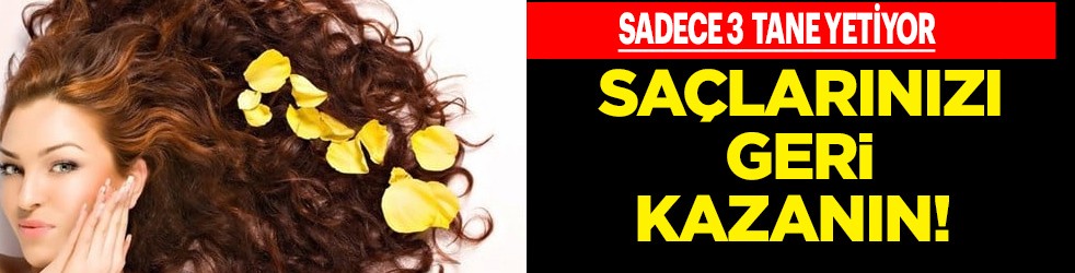 3 malzemeyle saçlarınızı geri kazanın: Kabuğun değdiği yerden kalın saç fışkıracak! Saçlarına beyaz düşen tercih ediyor 