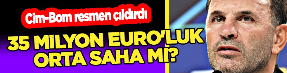 35 milyon Euro'luk orta saha mı? Rakiplerini çileden çıkartacak gelişme daha... Şaka değil tahmin var..