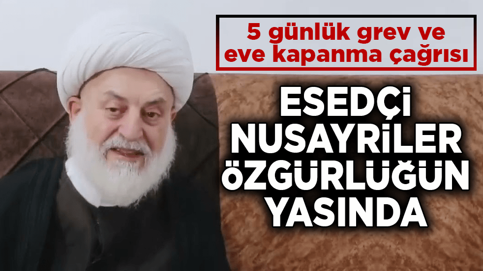 5 günlük grev ve eve kapanma çağrısı! Esedçi Nusayriler özgürlüğün yasında