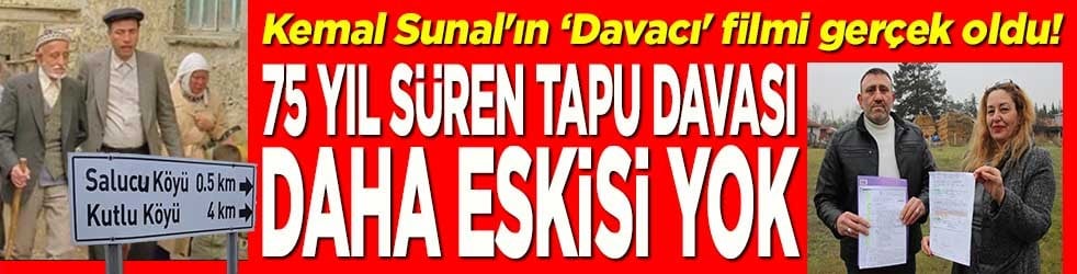 75 yıl süren tapu davası Daha eskisi yok!