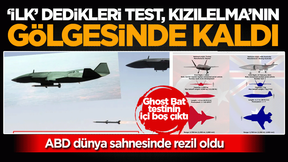 ABD dünya sahnesinde rezil oldu! "İlk" dedikleri test, KIZILELMA’nın gölgesinde kaldı