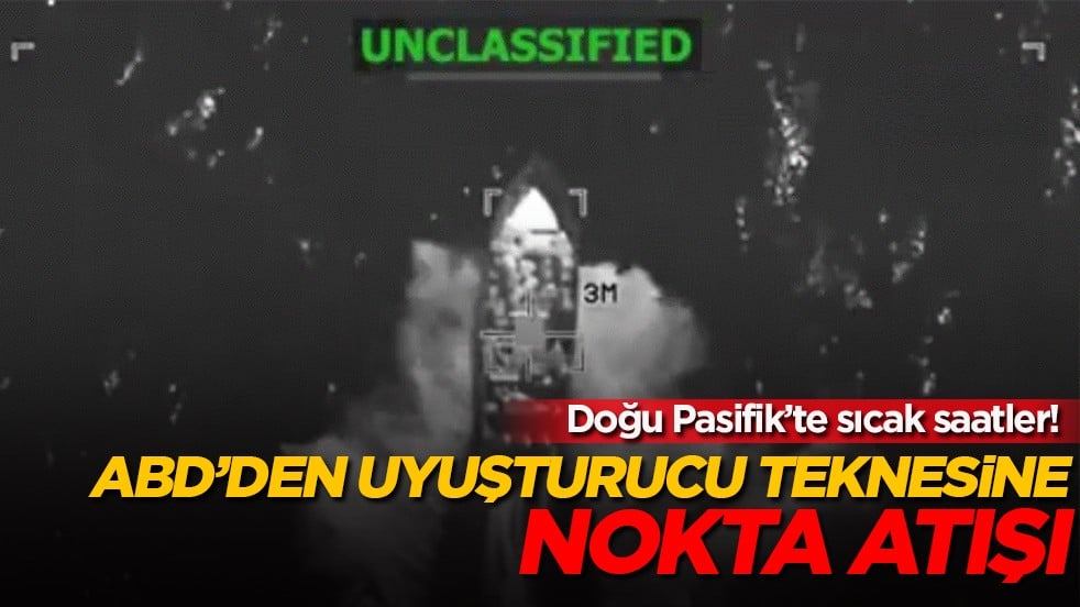ABD ordusu, uyuşturucu taşıdığı iddia edilen tekneye saldırdı