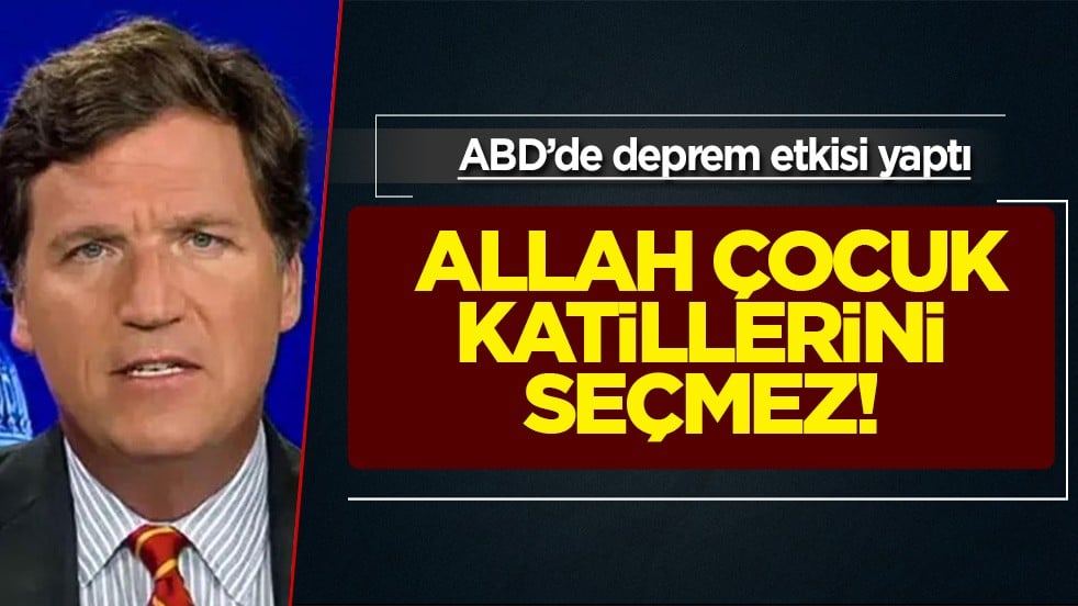 ABD'de bazı sözler deprem etkisi yaptı! ABD'li ünlü TV sunucusu İsrail'e: Allah çocuk katillerini seçmez