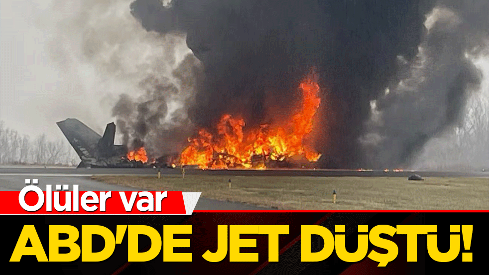 ABD'de jet düştü! Ölüler var