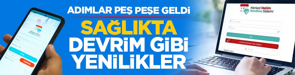 Adımlar peş peşe geldi: Sağlıkta devrim gibi yenilikler