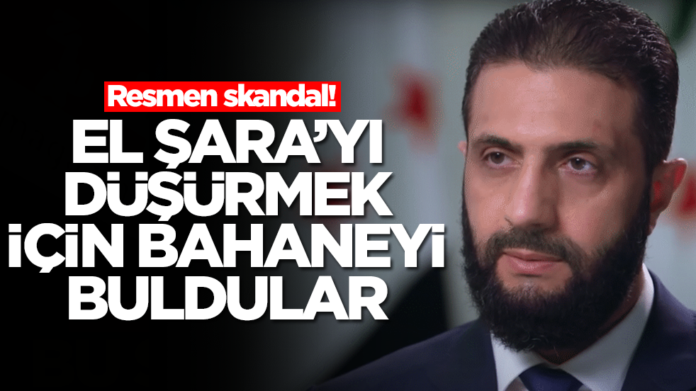 Ahmed El Şara'yı düşürmek için bahaneyi buldular