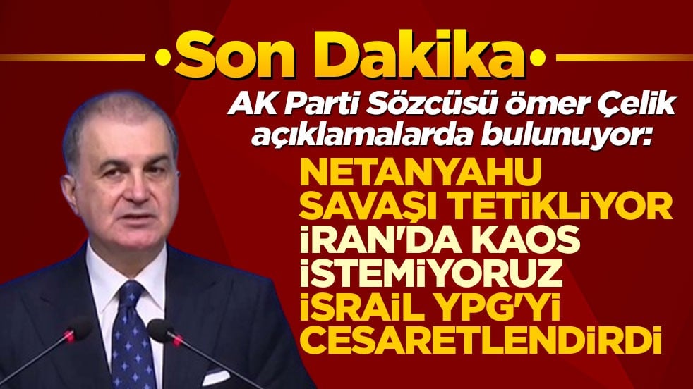 AK Parti Sözcüsü Ömer Çelik önemli açıklamalarda bulunuyor