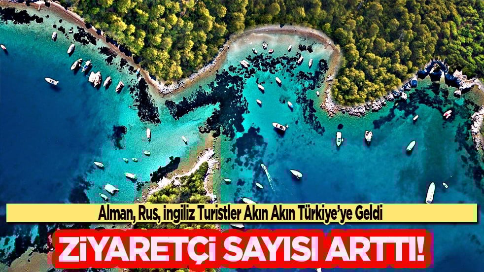 Alman, Rus, İngiliz Turistler Akın Akın Türkiye’ye Geldi...