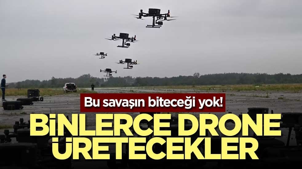 Almanya’dan savaşı körükleyecek adım! Binlerce drone üretecekler