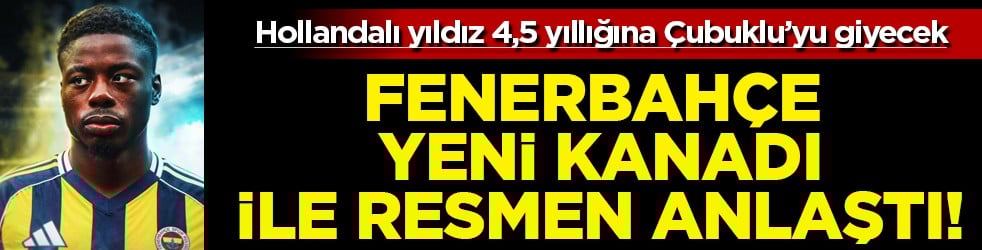 Anthony Musaba, Fenerbahçeye evet dedi! 4,5 yıllığına artık Çubuklu'yu giyecek
