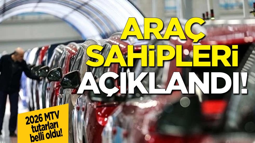 Araç sahipleri: MTV tutarları Resmi Gazete'de yayımlandı! Haber geldi! Yanıt: Hangi otomobile ne kadar MTV ödenecek?