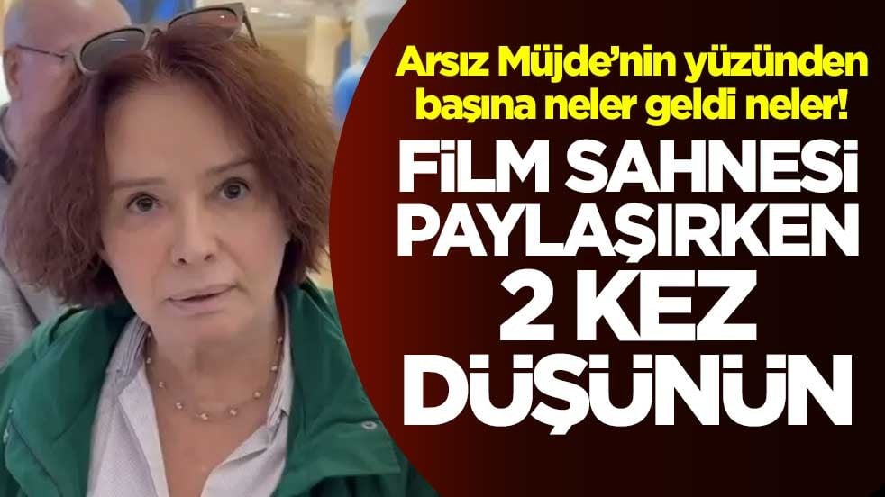 Arsız Müjde’nin yüzünden başına neler geldi neler! Film sahnesi paylaşırken 2 kez düşünün