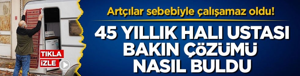 Artçılar sebebiyle çalışamaz oldu! 45 yıllık halı ustası bakın çözümü nasıl buldu