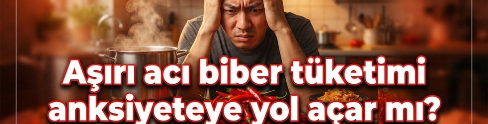 Aşırı acı biber tüketimi anksiyeteye yol açar mı?
