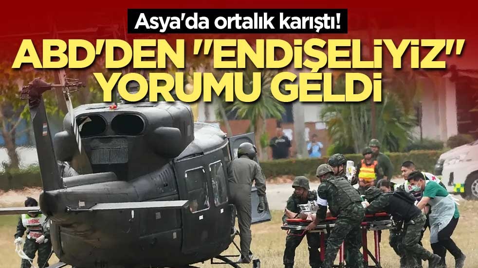 Asya'da ortalık karıştı! ABD'den "endişeliyiz" yorumu geldi