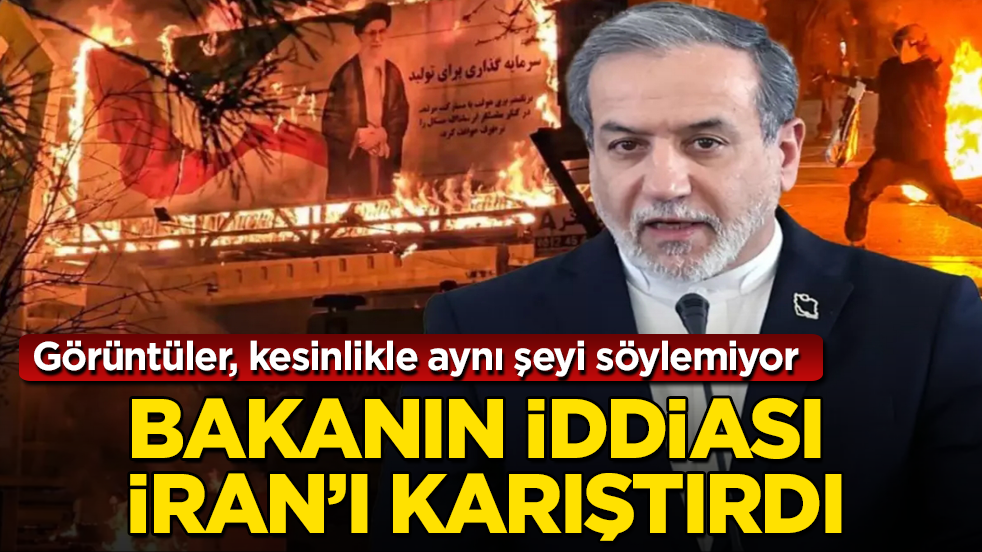 Bakanın iddiası İran’ı karıştırdı! Görüntüler, kesinlikle aynı şeyi söylemiyor
