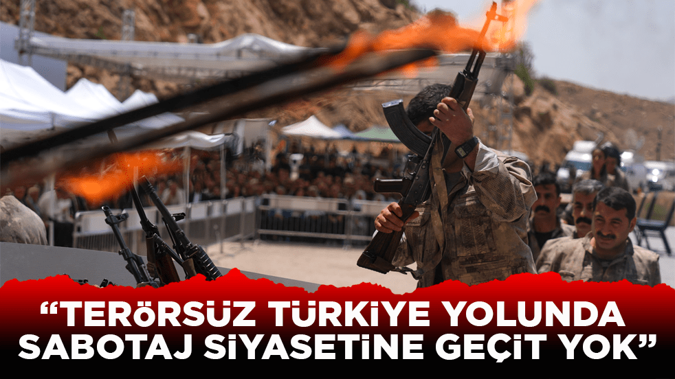 Başdanışman Uçum’dan ‘Terörsüz Türkiye’ mesajı: "Sabotaj siyasetine geçit yok!"