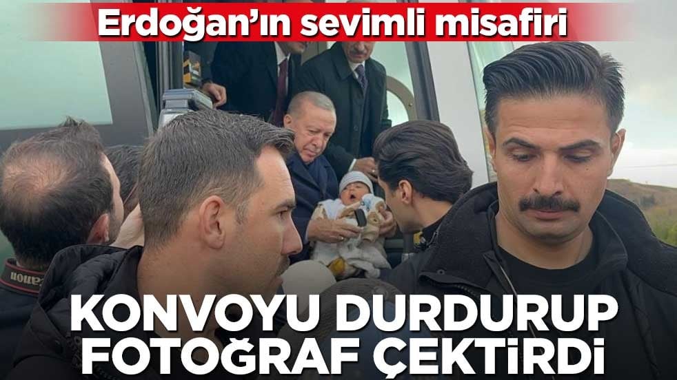 Başkan Erdoğan'ın sevimli misafiri