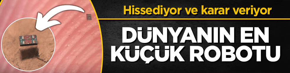 Bilim kurgu gerçek oldu: Bir kum tanesinden küçük, düşünebilen ilk robot üretildi!