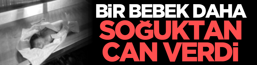 Bir bebek daha soğuktan can verdi