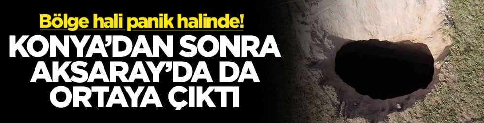 Bölge hali panik halinde! Konya'dan sonra Aksaray'da da ortaya çıktı