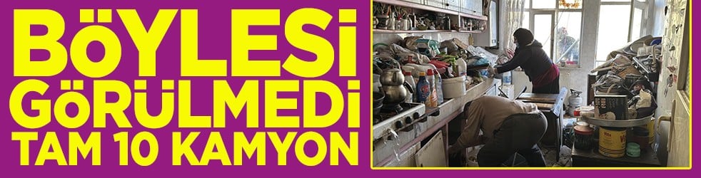 Böylesi görülmedi tam 10 kamyon