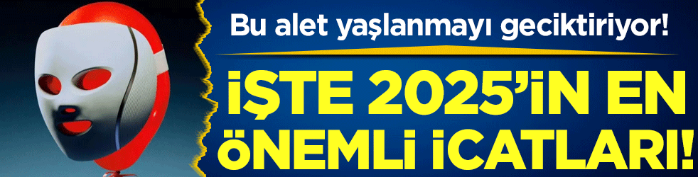 Bu alet yaşlanmayı geciktiriyor: 2025'in en önemli icatları belli oldu!