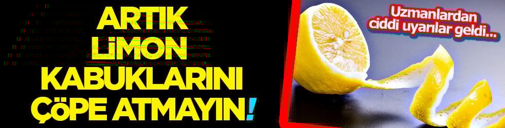 Bu çözüm yolları tavsiye ediliyor artık... Yıllarca çöpe atılan limon kabuğunun şifaları..