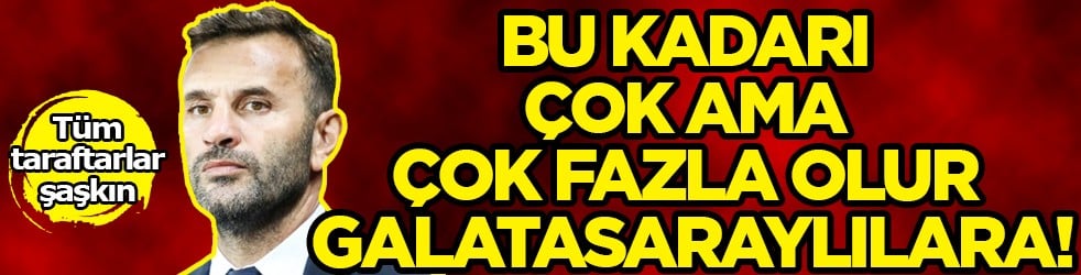 Bu kadarı çok ama çok fazla olur Galatasaraylılara... Sende mi Sallai! Gitti gidiyor