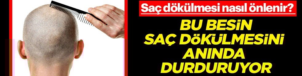 Saç dökülmesini hızlıca kesiyor: Bu yiyecek saç dökülmesini anında durduruyor! Büyük bir etkiye sahip olduğu biliniyor!