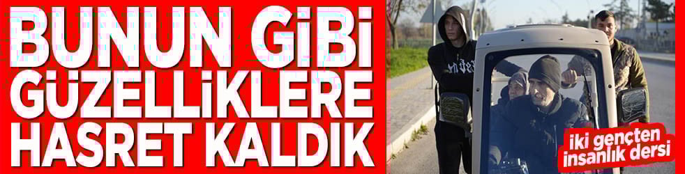 Bunun gibi güzelliklere hasret kaldık