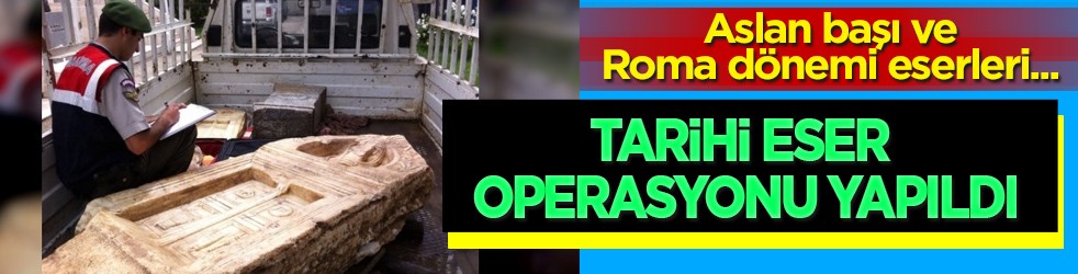 Tarihi eser operasyonu: Tapınak taşı eserlerini hedef alan 3 kişi gözaltına alındı! Kaçakçılığa ağır darbe