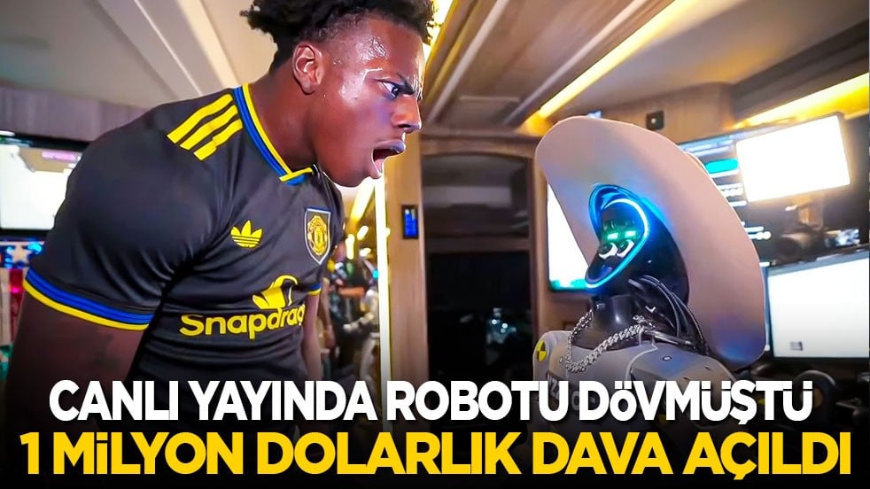 Canlı yayında robotu döven YouTuber'a 1 milyon dolarlık dava açıldı