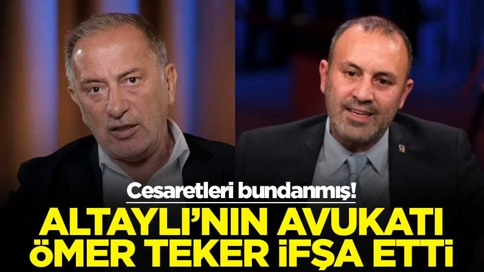Cesaretleri bundanmış! Fatih Altaylı’nın avukatı Ömer Teker ifşa etti