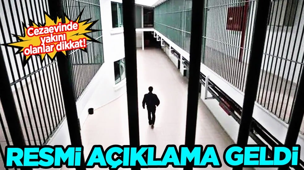 Cezaevinde yakını olanlar dikkat! İlişkin resmi açıklama geldi, Bakanlık duyurdu: 1 Ocak'ta açık görüş var mı?