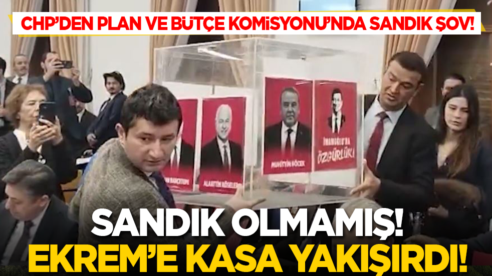 CHP’nin komisyondaki 'İmamoğlu sandığı'na sosyal medyadan olay yorum: Sandık olmamış! Ekrem’e kasa daha yakışırdı