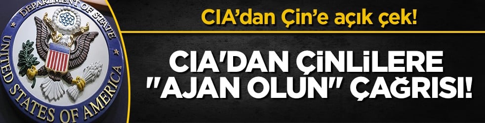 CIA’dan Çinli muhaliflere "Ajanlık Rehberi"!