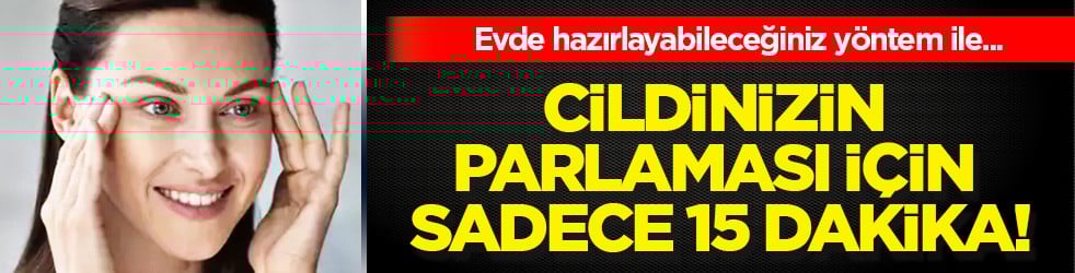 Cildinizin parlaması için yapılan o tarifeye bakın: Sadece 15 dakika! C vitamini zengini maske, cilde yardımcı ve destek oluyor