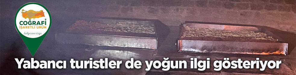 Coğrafi işaretli kabak çekirdeğine yabancı turistler de yoğun ilgi gösteriyor