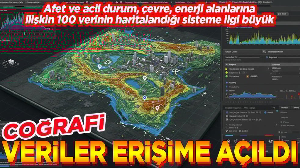 Coğrafi verilere erişim açıldı