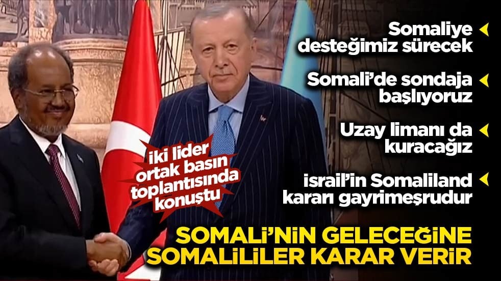 Cumhurbaşkanı Erdoğan'dan Somaliland açıklaması: Netanyahu şimdi de Afrika'yı karıştırmak istiyor