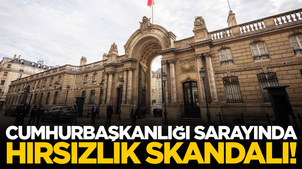 Cumhurbaşkanlığı sarayında hırsızlık skandalı!