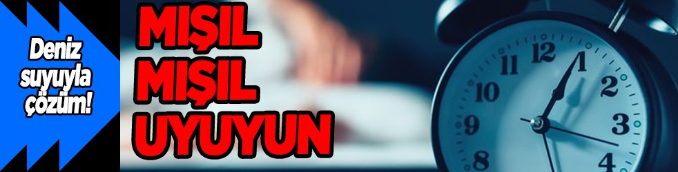 Deniz suyuyla çözüm: Gece uykusu için ideal! Uzmanlar cevap verdi... İlişkin önemli açıklamalar 
