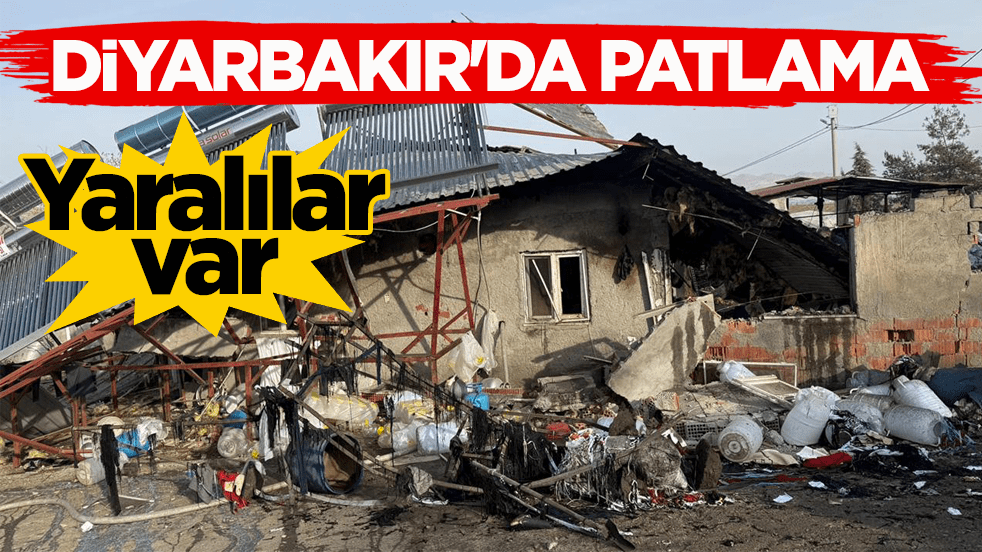 Diyarbakır'da patlama! Yaralılar var
