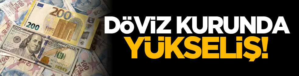 Döviz kurunda yükseliş!