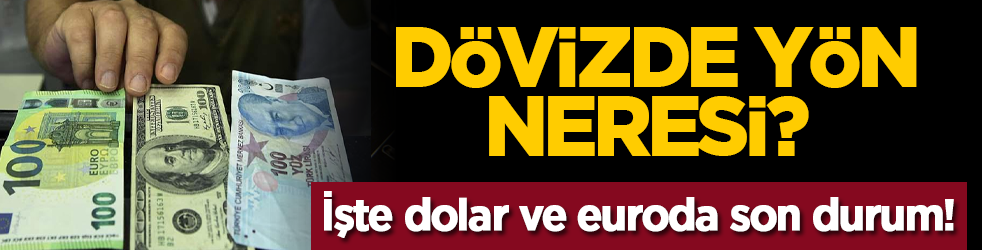 Dövizde yön neresi? İşte dolar ve euroda son durum!