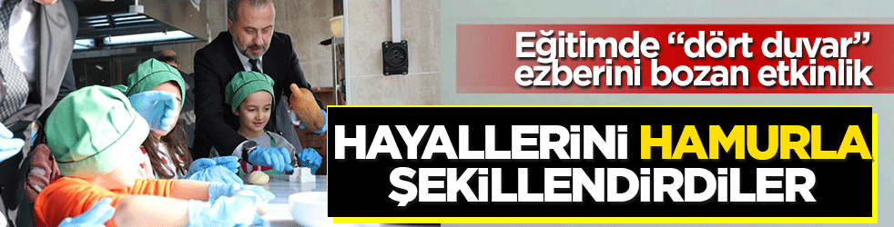 Elazığ’ın minik şefleri mutfakta: Hayaller hamurla şekillendi